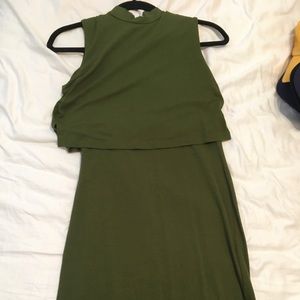 ASOS olive green dress. Size 6